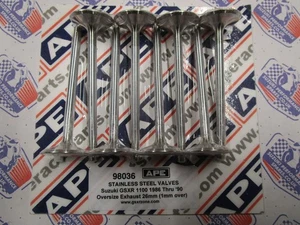 Suzuki GSXR1100 86-90 APE Edelstahl Auslassventile 26mm 8er Set, 98036 - Bild 1 von 1