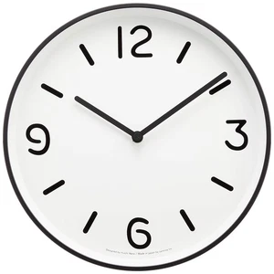 Lemnos Wall Clock Analog Aluminum Mono Clock White MONO Clock LC10-20A WH Lemnos - Picture 1 of 4