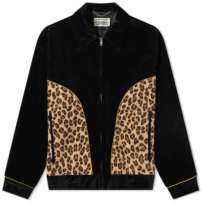 Chaqueta occidental de gamuza Wacko Maria 22fw talla grande negra Foto 1 de 4