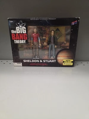 Conjunto de figuras de acción Big Bang Theory Sheldon & Stuart exclusivo de la convención 2015 Foto 1 de 4
