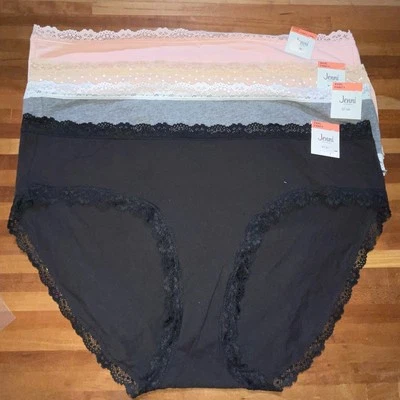 Juego de 4 Ropa Interior Hipster Jenni Para Mujer Encaje Multicolor 3XL  Foto 1 de 4