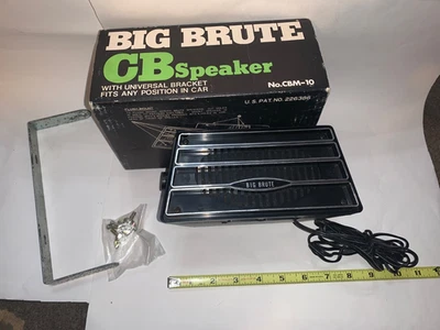 Altavoz BiG BRUTE CB vintage años 70 en caja hecho en Japón Foto 1 de 4