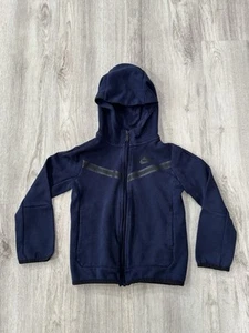 Nike Boys Nike Tech Full Zip Size 4-5 Blue - Picture 1 of 4