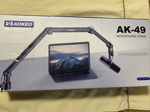 Microphone Flex Arm | Aokeo AK-49 Adjustable Compact Mic Suspension Boom Scissor - Picture 1 of 2