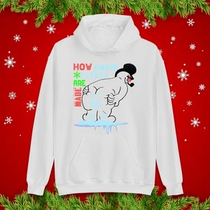 How Snow flakes are Made Hoodie, Xmas Festive Sweatshirt, Xmas Gift Top - Picture 1 of 9
