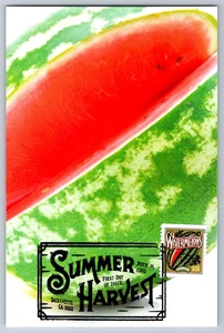 #5004 Summer Harvest Watermelon FDC Maxi Card w/Pictorial Cancel - Picture 1 of 2
