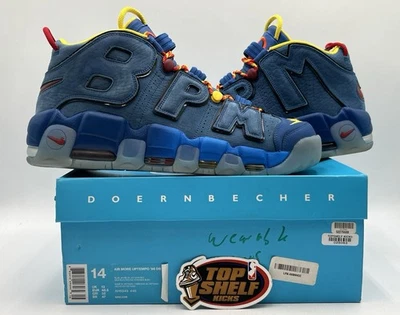 Nike Air More Uptempo 96 Doernbecher 2017 Size 14 Authentic Basketball DB Used - Image 1 of 4
