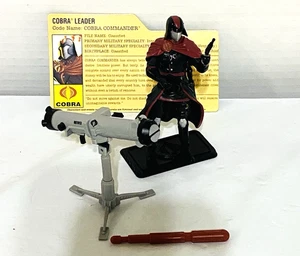 GI Joe 2009 Cobra Crimson Commander Resolute 100% Komplett & Karteikarte - Bild 1 von 9