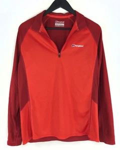 Mens Berghaus Argentium Pullower Activewear Top Base Layer Outdoor Hiking Size M - Picture 1 of 17