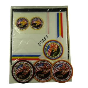 2001 National Jamboree Neckerchief & Patch Set of 7 (TS462) - Picture 1 of 2