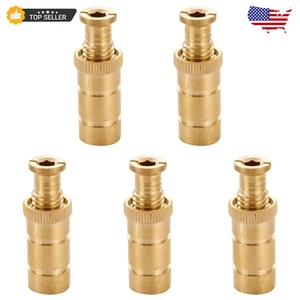 5 Stück Messing Pool Abdeckung Anker für Beton Pflaster Deck 3/4 Zoll Loch Universal - Bild 1 von 7