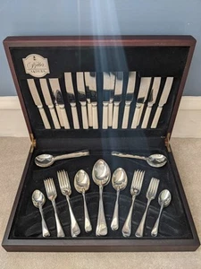 George Butler 60 Piece Silver Plated Cutlery Set in Canteen EPNS 8 Setting - Picture 1 of 7