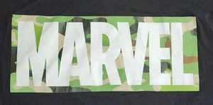 Marvel T-Shirt Shirt Men's Sz 2XLT Camo Spellout Marvel Universe Collectible Tee - Picture 1 of 7