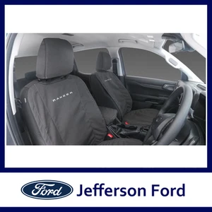 Genuine Ford Canvas Front Vest Type Seat Covers Next-Gen Ranger XL XLS XLT Sport - Picture 1 of 2
