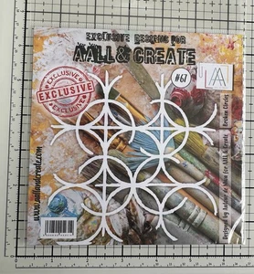 Aall & Create Broken Circles Stencil - Picture 1 of 2