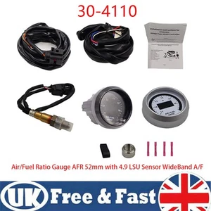 New 30-4110 Air/Fuel Ratio Gauge AFR 52mm with 4.9 LSU Sensor WideBand A/F - Picture 1 of 7