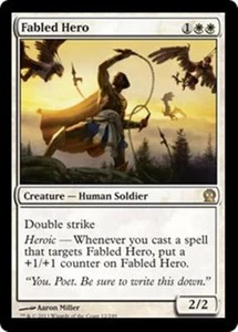 MTG - FABLED HERO - Theros (R) - Picture 1 of 1