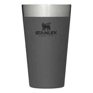 ORIG. STANLEY 16OZ ADVENTURE VACUUM PINT TRAVEL MUG KAFFE BECHER / CHARCOAL - Picture 1 of 3