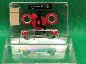 Cassette de limpieza 34007 con almohadillas adicionales incorporadas para limpieza de reproductor de cassette - Imagen 1 de 4