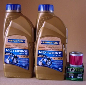 Ravenol Motobike 10W40 Öl Ölfilter SUZUKI UH125 UH200 Burgman ab Bj 2002 - Bild 1 von 1