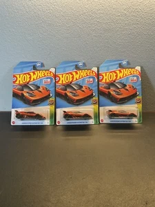 Hot Wheels 2024 Mainline P Case Gordon Murray Automotive T.50s #235 Lot Of 3 - Picture 1 of 2