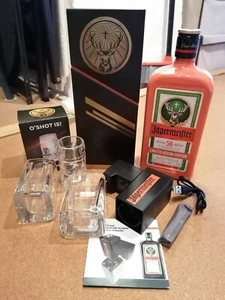 Jägermeister Sammel Set mit limit. orangener Flasche +mini Bierkrug , Neu - Bild 1 von 10