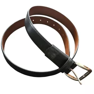 Bench Craft leather 3536-E Comfort Belt size 40/100 in black & silver - Picture 1 of 6