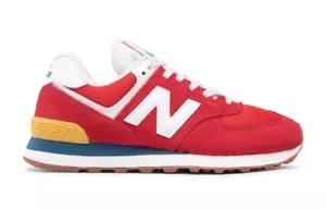ML574HA2 New Balance 574 Herrenschuhe Sport Turnschuhe Sneakers Rot 40 EU - Bild 1 von 7