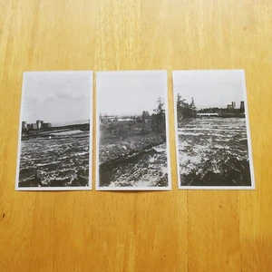 Lote de 3 fotografías antiguas de Fort William Lake Superior Ontario Canadá 1921 de colección - Imagen 1 de 8