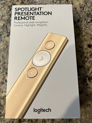 Logitech Spotlight Wireless Presentation Remote - Gold - Image 1 of 3