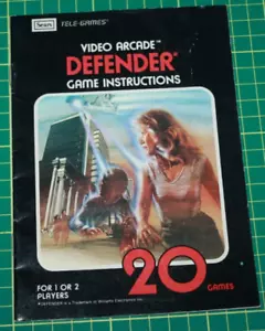 Atari 2600 Game Manual: Sears Tele-Games Defender - Picture 1 of 2