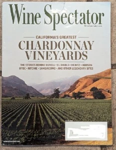 Wine Spectator Magazine July 31 2023 California's Chardonnay Vineyards - Imagen 1 de 1