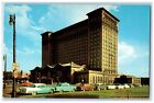 c1960's The Michigan Central Station Building Cars Detroit MI Vintage Postcard