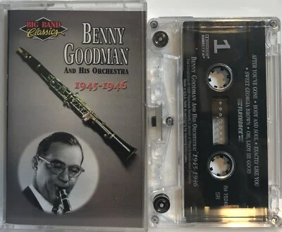 Benny Goodman And His Orchestra ‎– 1945-1946 (Cassette Tape Big Band) *Very Good - Image 1 of 2