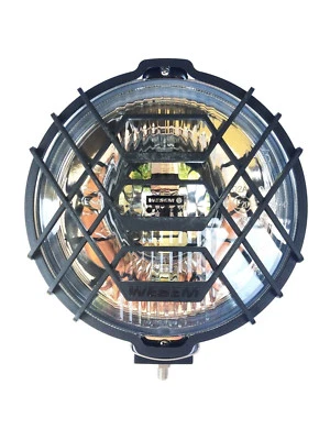 Rund Chrom Fernscheinwerfer H3 Halogen Zusatzscheinwerfer 183 mm 12V 24V E20 LKW - Bild 1 von 4