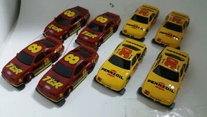 TYCO TCR PENZOIL/ #8 COMPLETE WITH TCR CHASSIS LOT OF 8 CARS NEW.NICE! - Picture 1 of 4