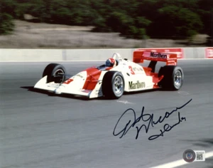 RICK MEARS SIGNED AUTOGRAPHED 8x10 PHOTO CELEBRATED INDY 500 LEGEND BECKETT BAS - Picture 1 of 2