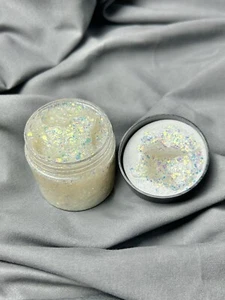 Mystical White Custom Handmade Glitter Hair Gel Protein Hair Gel For Girls 2oz - Picture 1 of 3