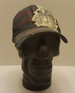 KB ETHOS Original Vintage Headwear Studded Skull with top Hat Cap Hat Gift Idea - Picture 1 of 9