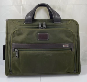 Maletín Tumi Alpha 2 Slim Deluxe Portafolio Bolso para Laptop Nylon 26110OL2 Reg $375 - Imagen 1 de 11