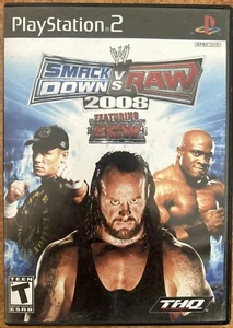 WWE Smackdown VS Raw 2008 (PS2, 2007) Tested / No Manual - Picture 1 of 5
