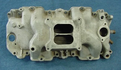 OEM CHEVY ALUMINUM INTAKE MANIFOLD 3933163 396 427 454 COPO BBC CAMARO HOLLEY - Image 1 of 4