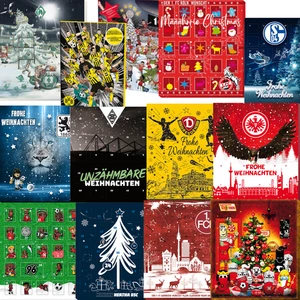 Calendario de Navidad Calendario de Adviento 1/2. Bundesliga y 3. Liga 2025 - Imagen 1 de 16