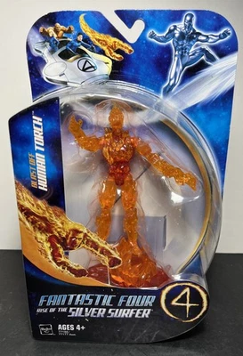 Figura Fantastic Four Rise Of The Silver Surfer Blast Off Human Torch 6" Nuevo en Paquete Foto 1 de 4