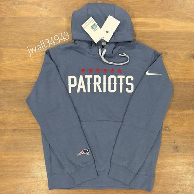 AUTHENTIC Nike New England Patriots 2025 Rivalries Collection Hoodie Storm Blue - Image 1 of 4