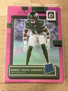 Ahmad "Salsa" Gardner Rosa Prizm Clasificado RC Novato 2022 Donruss Optic #228 COLTS - Imagen 1 de 2