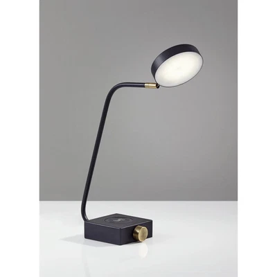 Conrad LED Desk Lamp with AdessoCharge Wireless Charging Pad - Image 1 of 4