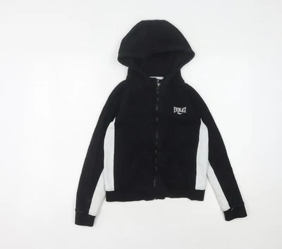 Everlast Niños Negro Cremallera Completa Sudadera con Capucha 9-10 Años Ropa Deportiva Informal Foto 1 de 4