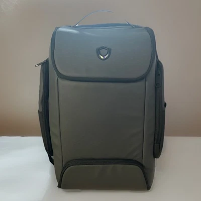 Traveler's Choice - Mochila Breenon 19" con puerto USB gris portátil de viaje Foto 1 de 4