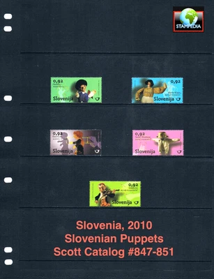 $12,00 Scott значение - 2010 SLOVENIA куклы словенских детей CV MNH NH UMM - Изображение 1 из 4